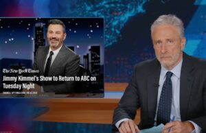 キムメル復帰、スチュワート祝う